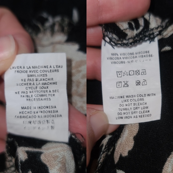 Jen's Pirate Booty Goya midi dress obsidian Spanish Rose black lace down XS gown - Picture 16 of 16